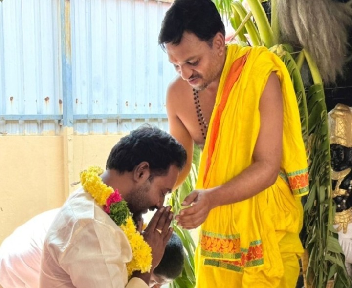 అయ్యప్ప స్వామి దేవాలయంలో కాటా పూజలు