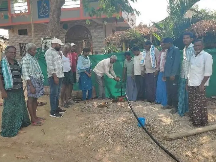 గ్రామంలో నీటి ఎద్దడి లేకుండా చూడడమే లక్ష్యం: సర్పంచ్