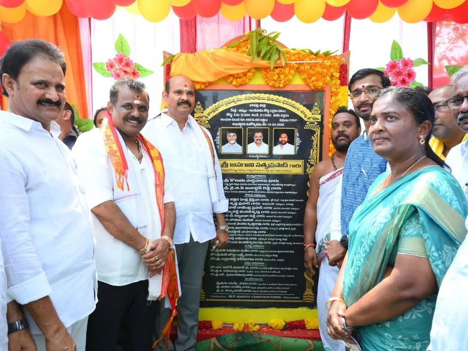 అరవపల్లి–తుమ్మల రహదారి పనులు ప్రారంభం