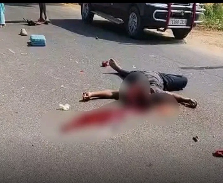 సూర్యాపేట సమీపంలో రోడ్డు ప్రమాదం.. యువకుడు మృతి