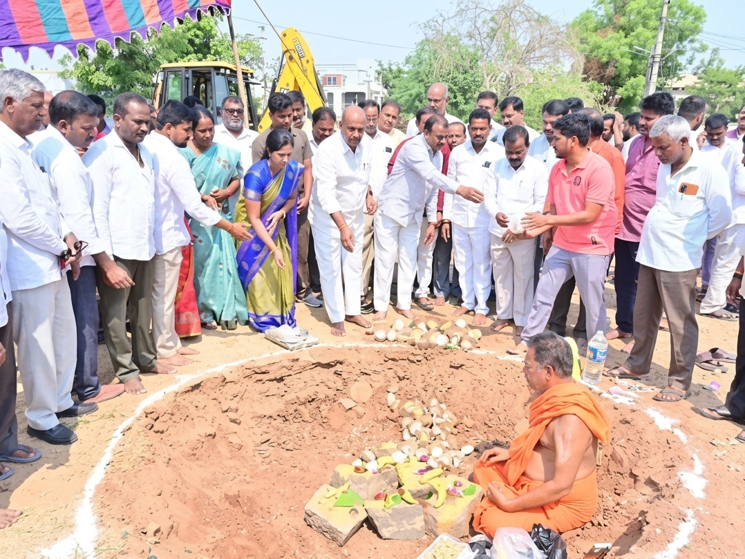 గద్వాలలో వాటర్ ట్యాంకుల నిర్మాణానికి శ్రీకారం