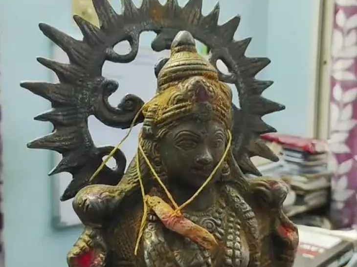 కలకలం రేపిన దేవతా విగ్రహం