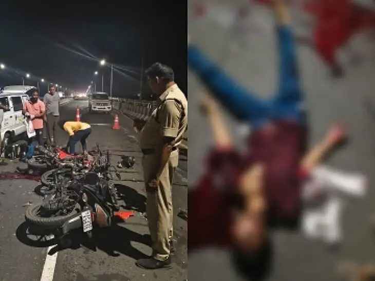 ఘోర రోడ్డు ప్రమాదం.. ఇద్దరు స్పాట్ డెడ్