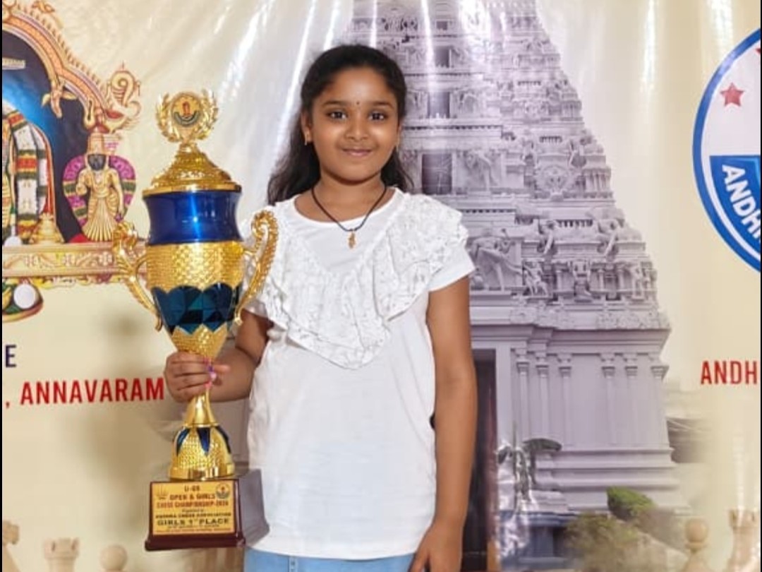 అండర్-9 జాతీయ స్థాయి పోటీలకు గంగంపాలెం చిన్నారి