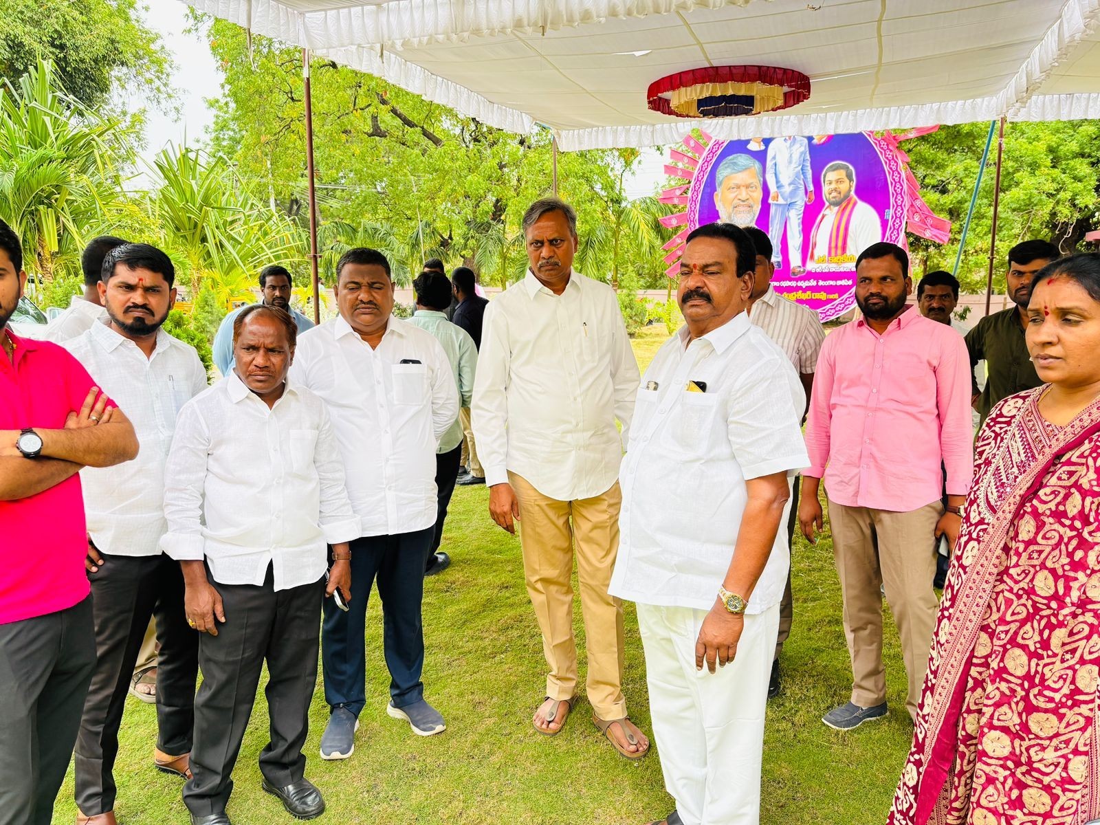 ఏర్పాట్లను పరిశీలించిన జనగామ ఎమ్మెల్యే