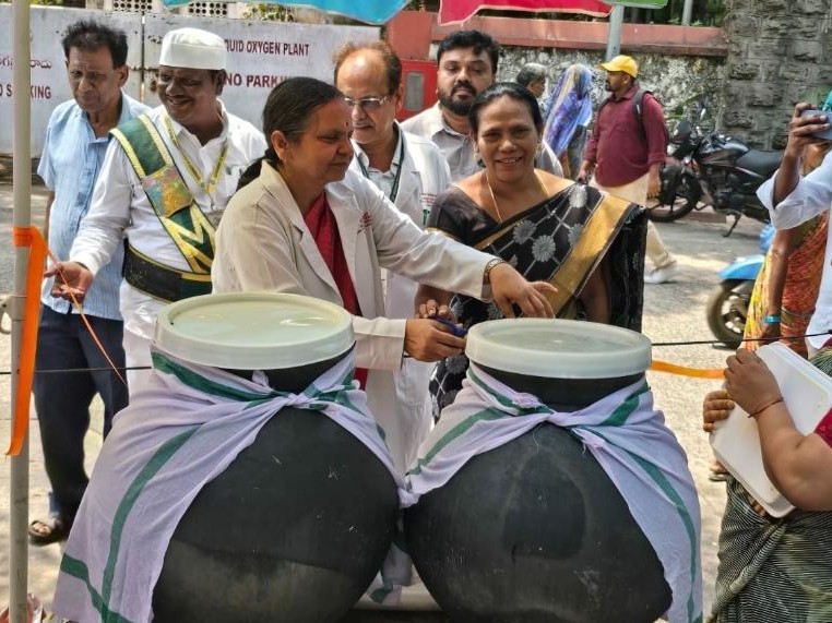 కేజీహెచ్‌లో చలివేంద్రం ప్రారంభం