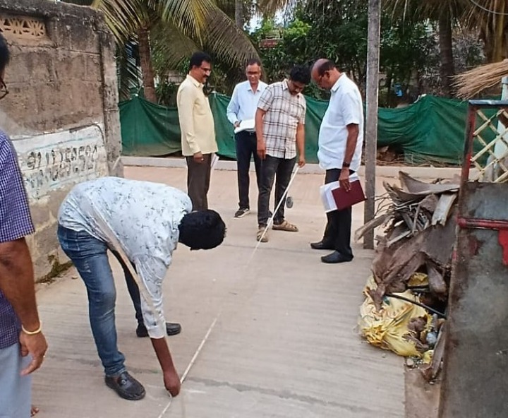 ఉపాధి హామీ పనులను తనిఖీ చేసిన బృందం