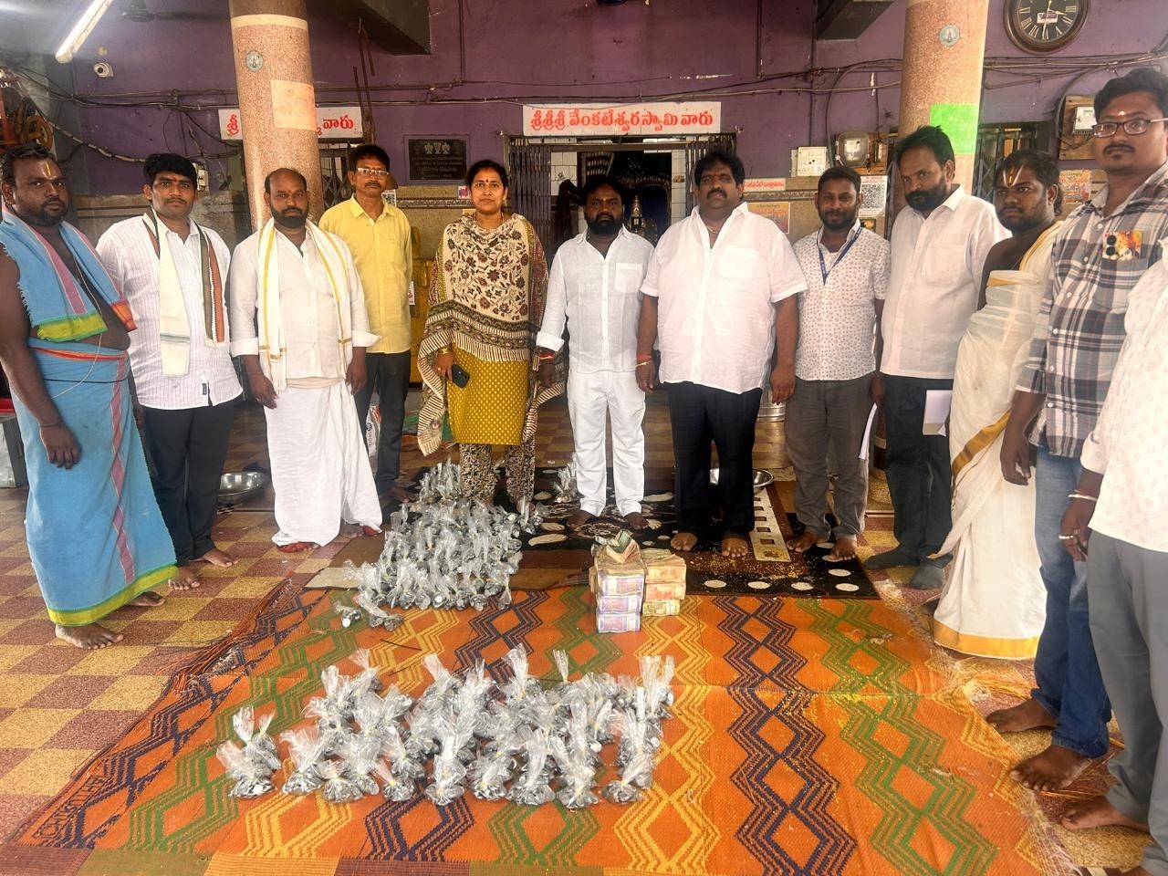 తంటికొండ శ్రీ వెంకటేశ్వర స్వామి హుండీ లెక్కింపు