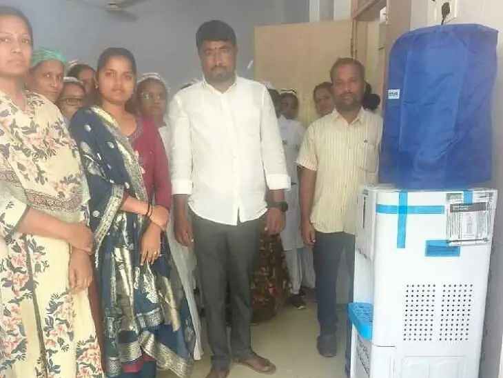 ప్రభుత్వ ఆసుపత్రిలో తాగునీటి సదుపాయం ప్రారంభం