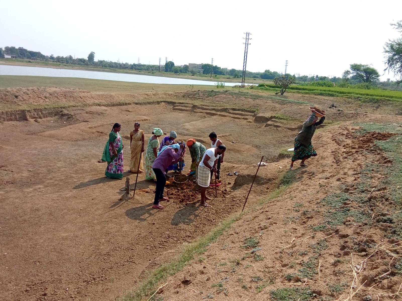 ఉపాధి పథకం పనులు ప్రారంభం