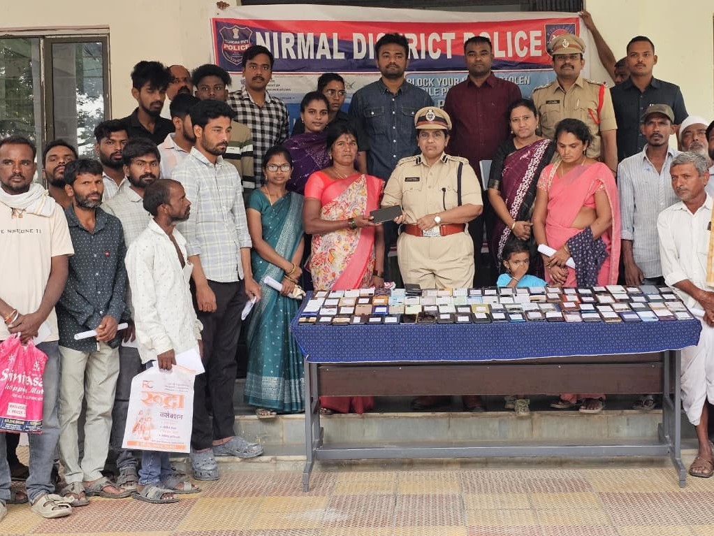 పోయిన ఫోన్లను CEIR ద్వారా తిరిగి పొందవచ్చు: ఎస్పీ