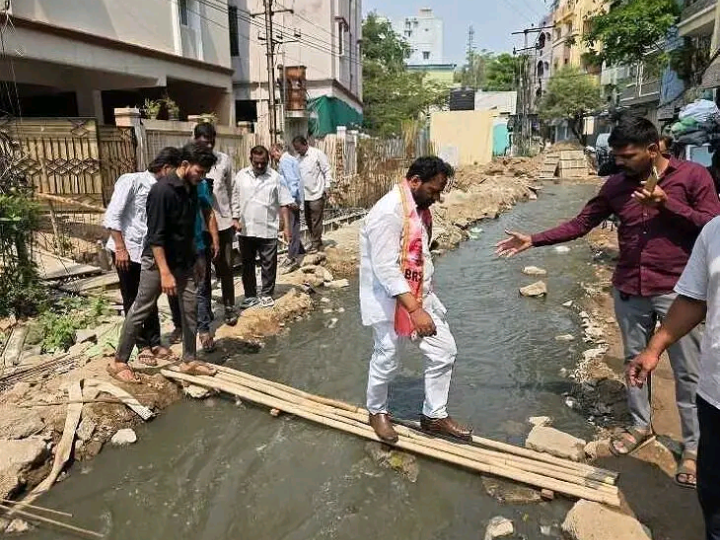 దేవరకొండ బస్తీ డ్రెయిన్ సమస్యపై మన్నె సీరియస్