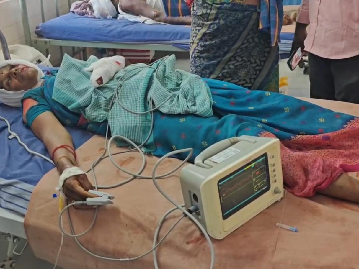 వ్యవసాయ కూలీల ఆటో బోల్తా.. ఎనిమిది మందికి గాయాలు