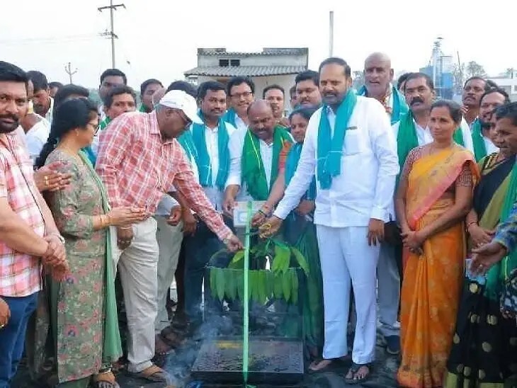 కొనుగోలు కేంద్రంను ప్రారంభించిన ఎమ్మెల్యే