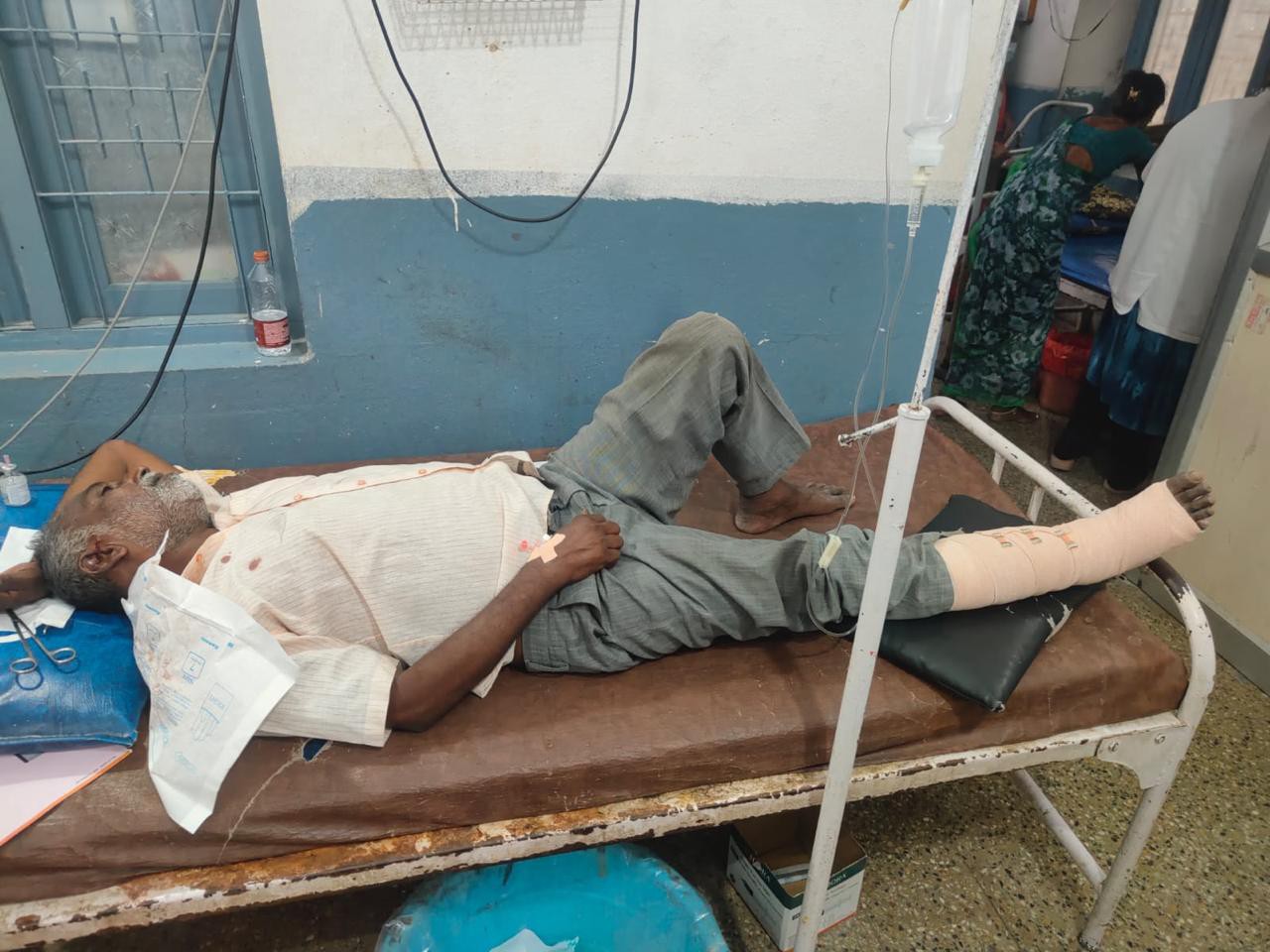 రెండు బైకులు ఢీ.. ఒకరికి గాయాలు