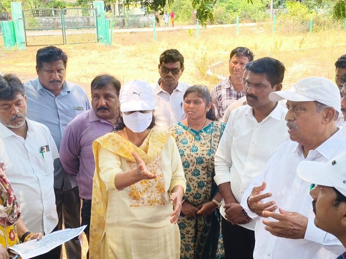 ATC ట్రైనింగ్ సెంటర్‌కు స్థల పరిశీలించిన ఎమ్మెల్యే