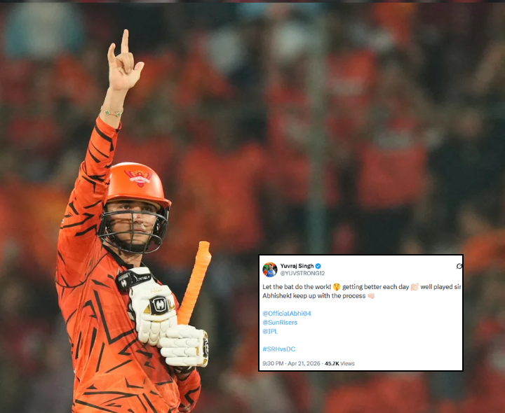 అభిషేక్ సెంచరీపై స్పందించిన యువీ