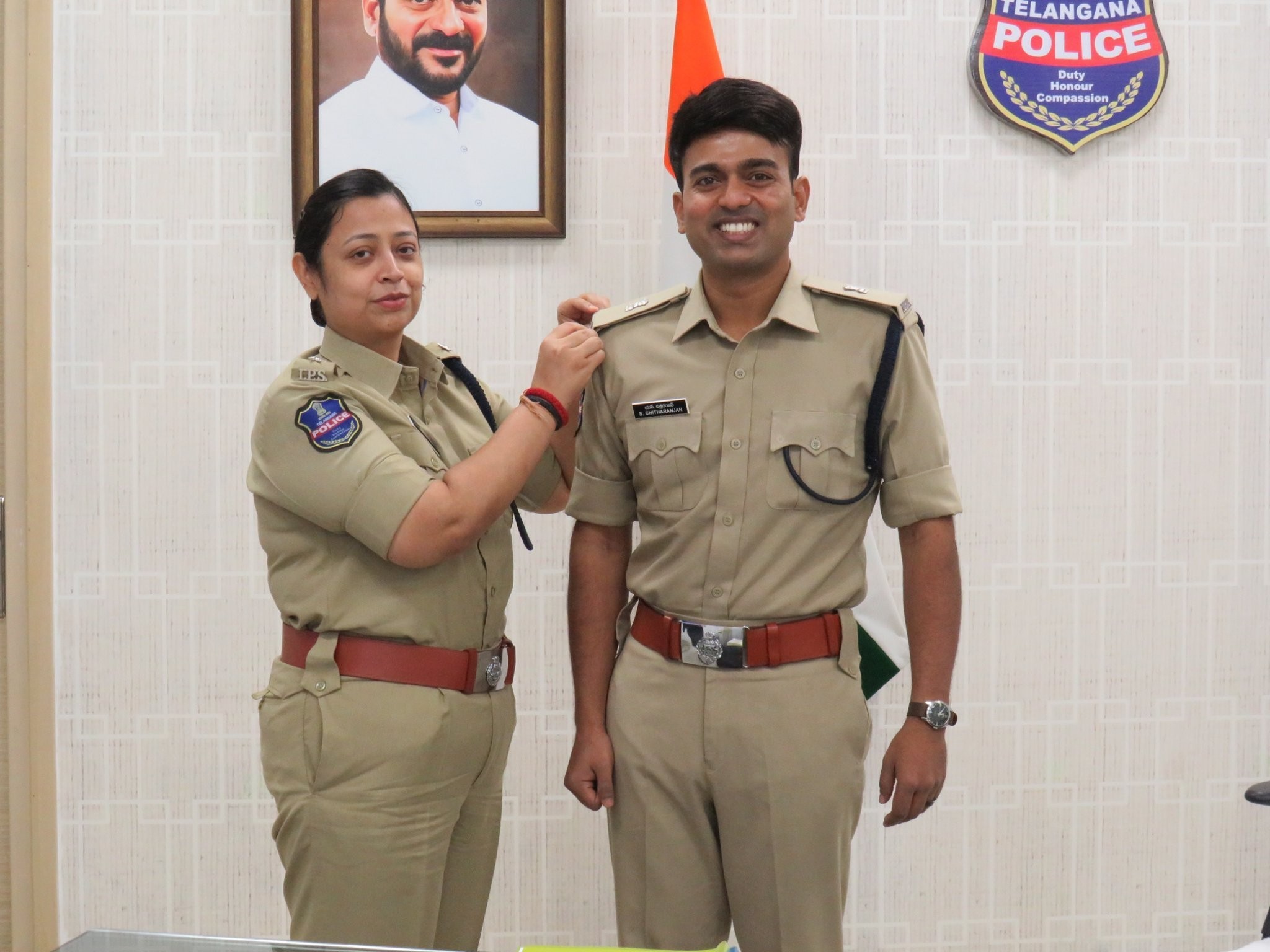 అదనపు ఎస్పీగా బాధ్యతలు స్వీకరించిన చిత్రంజన్