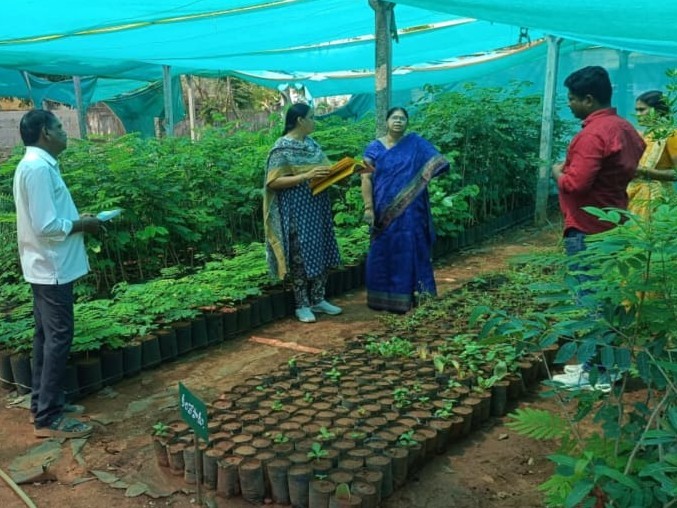 నర్సరీని సందర్శించిన డీఆర్‌డీవో