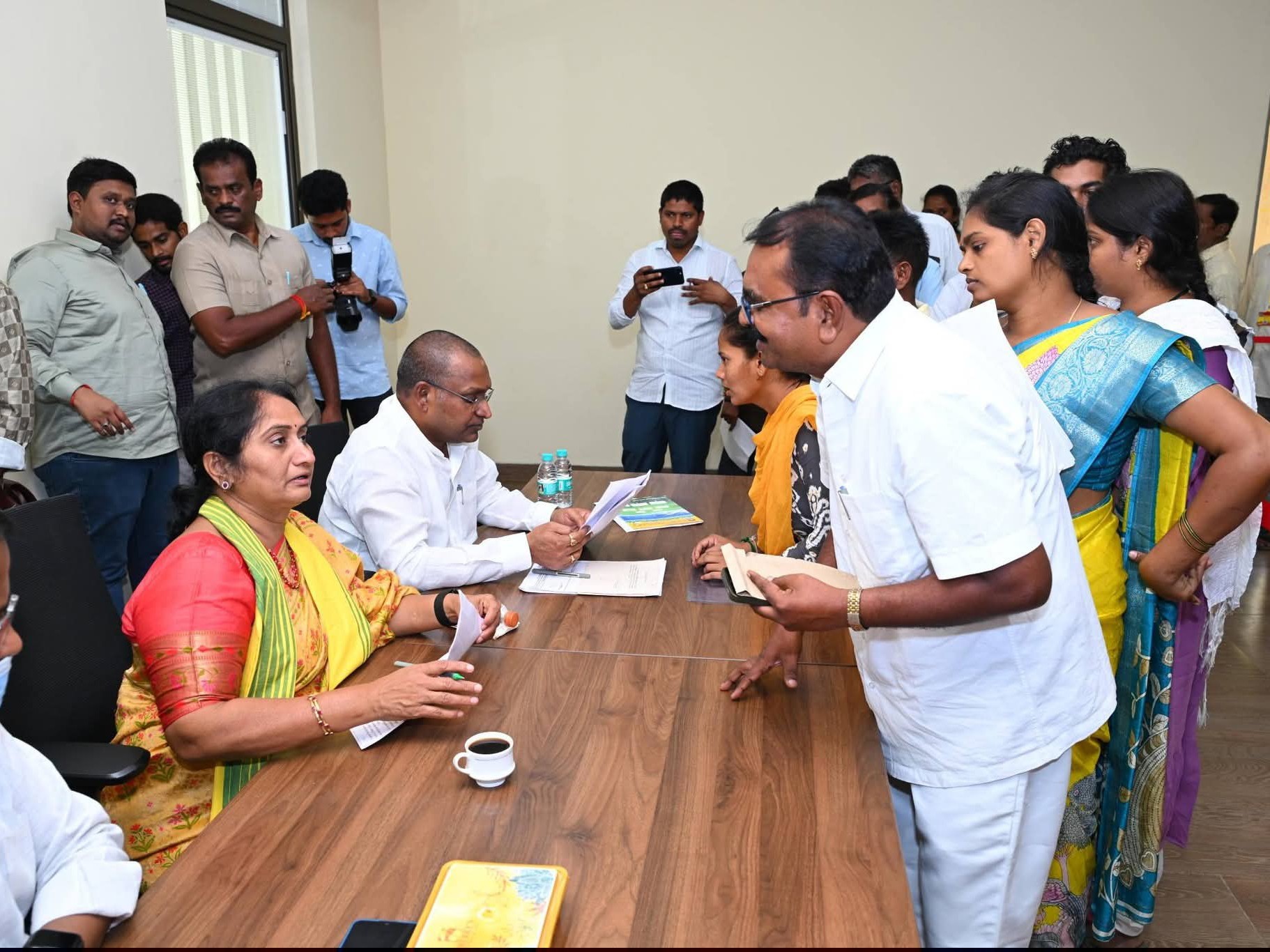 పెన్షన్లు, భూ కబ్జాలపై ఫిర్యాదులు వెల్లువ