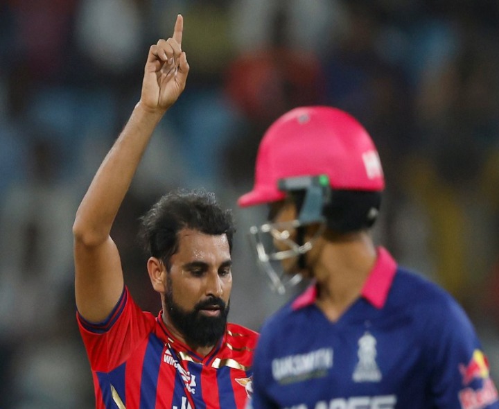 షమీ మెరుపులు.. కష్టాల్లో రాజస్థాన్