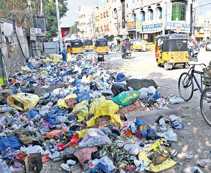 HYDలో అస్తవ్యస్తంగా గార్బేజి కలెక్షన్ వ్యవస్థ