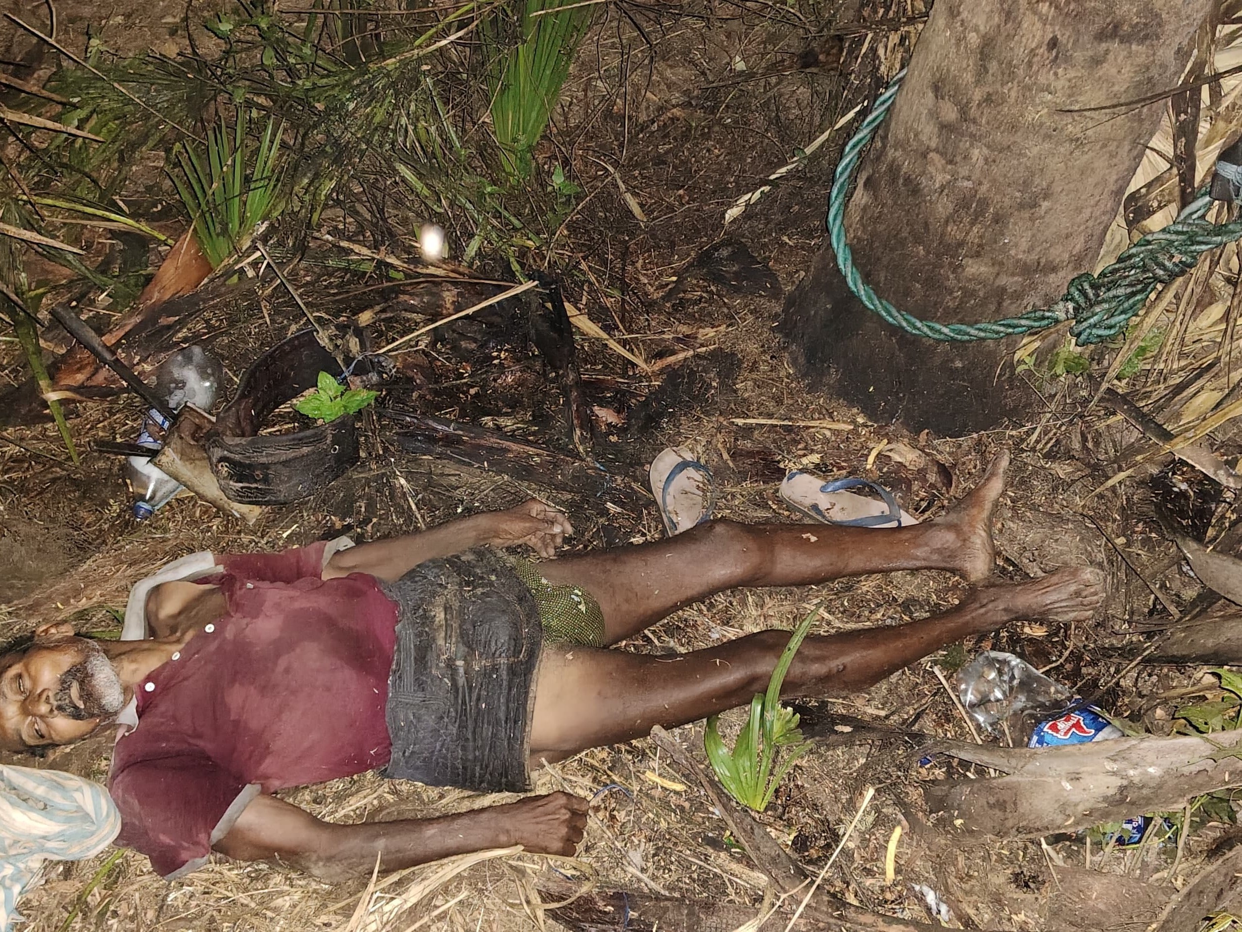 తాటిచెట్టు పైనుండి పడి గీత కార్మికుడు మృతి