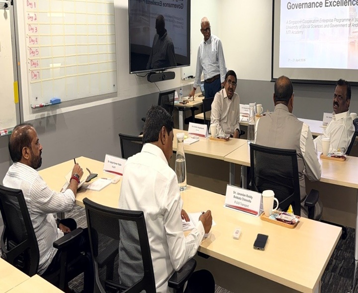 పోర్ట్ ఆఫ్ సింగపూర్ అథారిటీని సందర్శించిన మంత్రులు