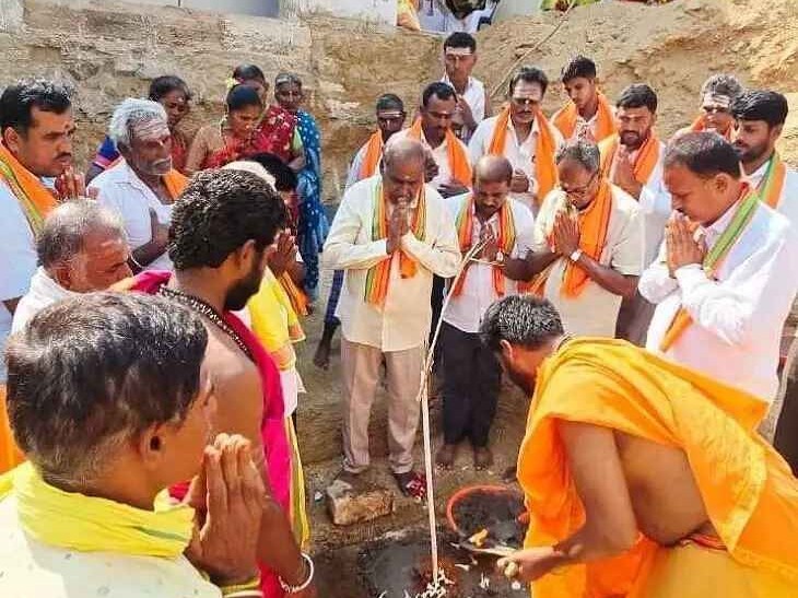 భద్రకాళి ఆలయ పునర్నిర్మాణ పనులు ప్రారంభం