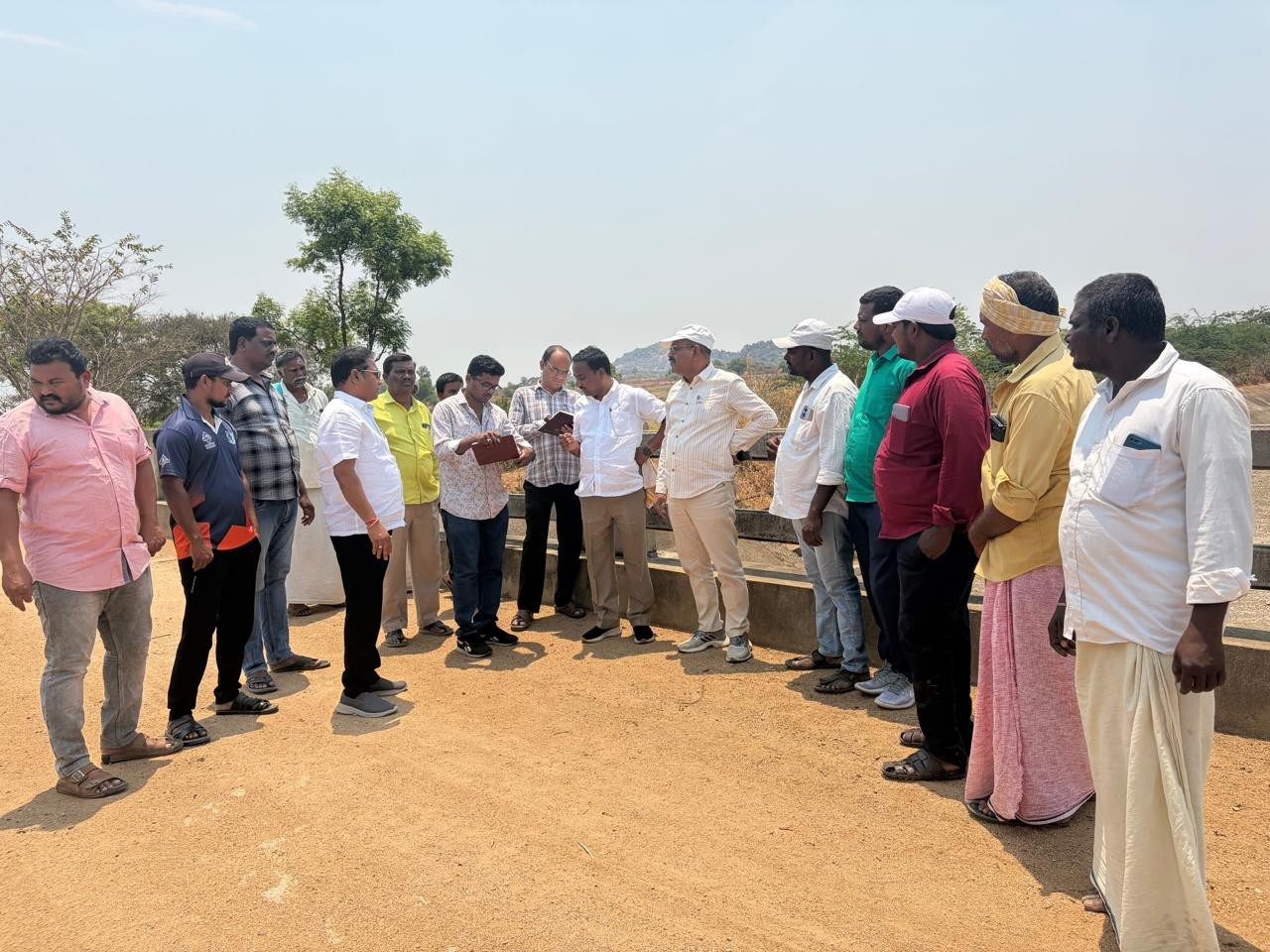 సాగునీటి కాలువల నిర్మాణానికి సర్వే