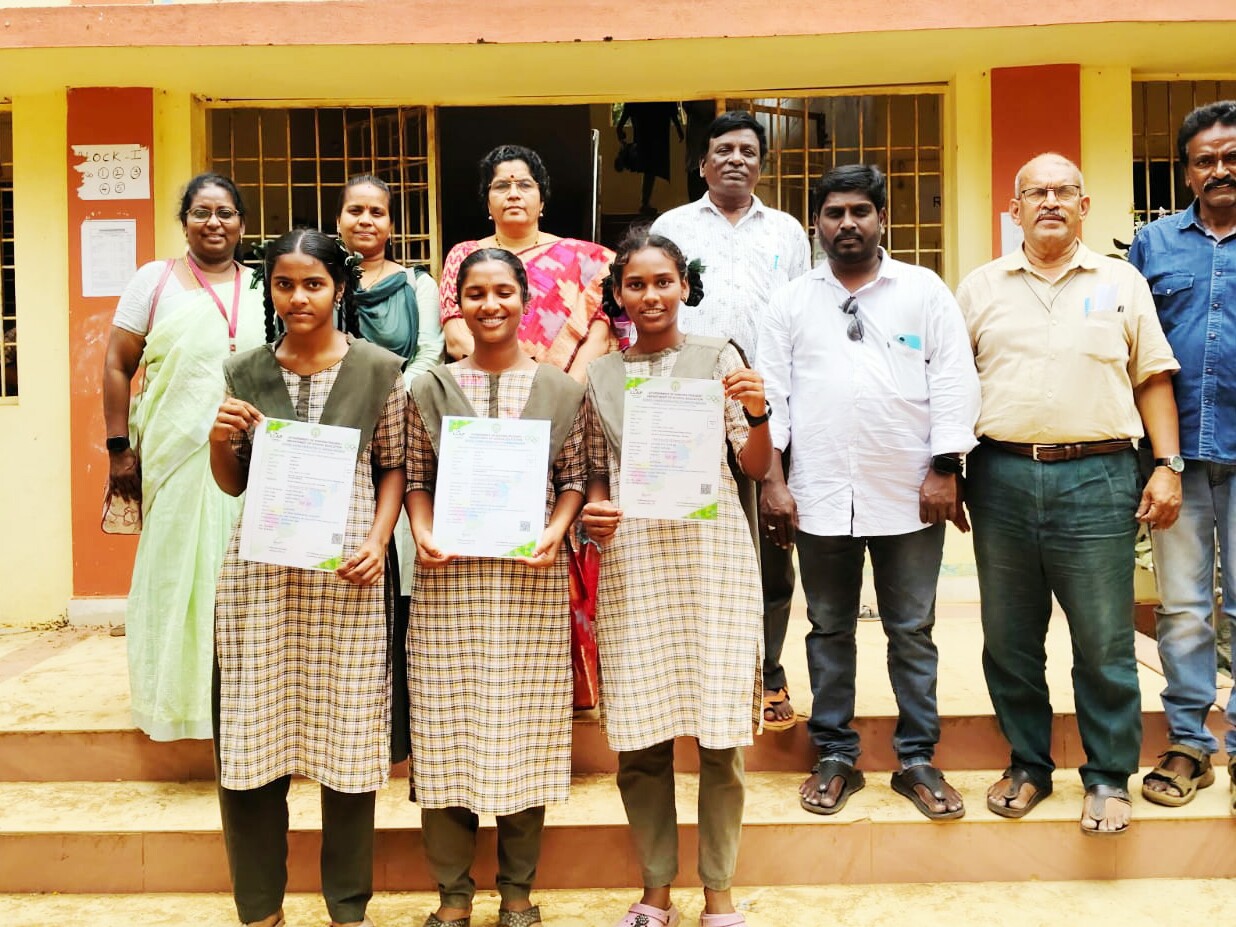 కబడ్డీలో సామర్లకోట జడ్పీ బాలికలు ఎంపిక