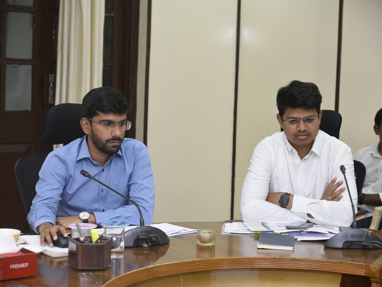 వీడియో కాన్ఫరెన్స్ లో పాల్గొన్న జిల్లా కలెక్టర్