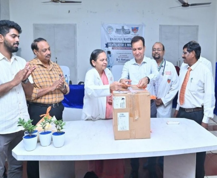 కేజీహెచ్ పిల్లల విభాగానికి నూతన పరికరాలు