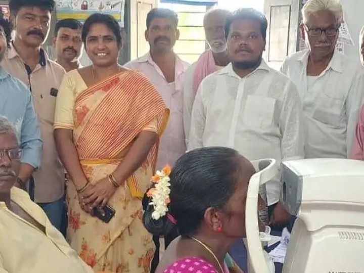 కంటి వైద్య శిబిరాన్ని ప్రారంభించిన మున్సిపల్ ఛైర్మన్