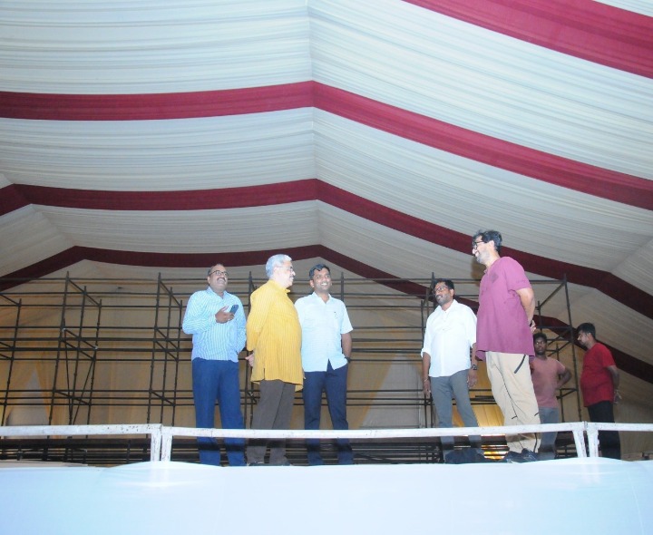 ఏయూ శతాబ్ది ఏర్పాట్లపై భరత్ గుప్తా సమీక్ష