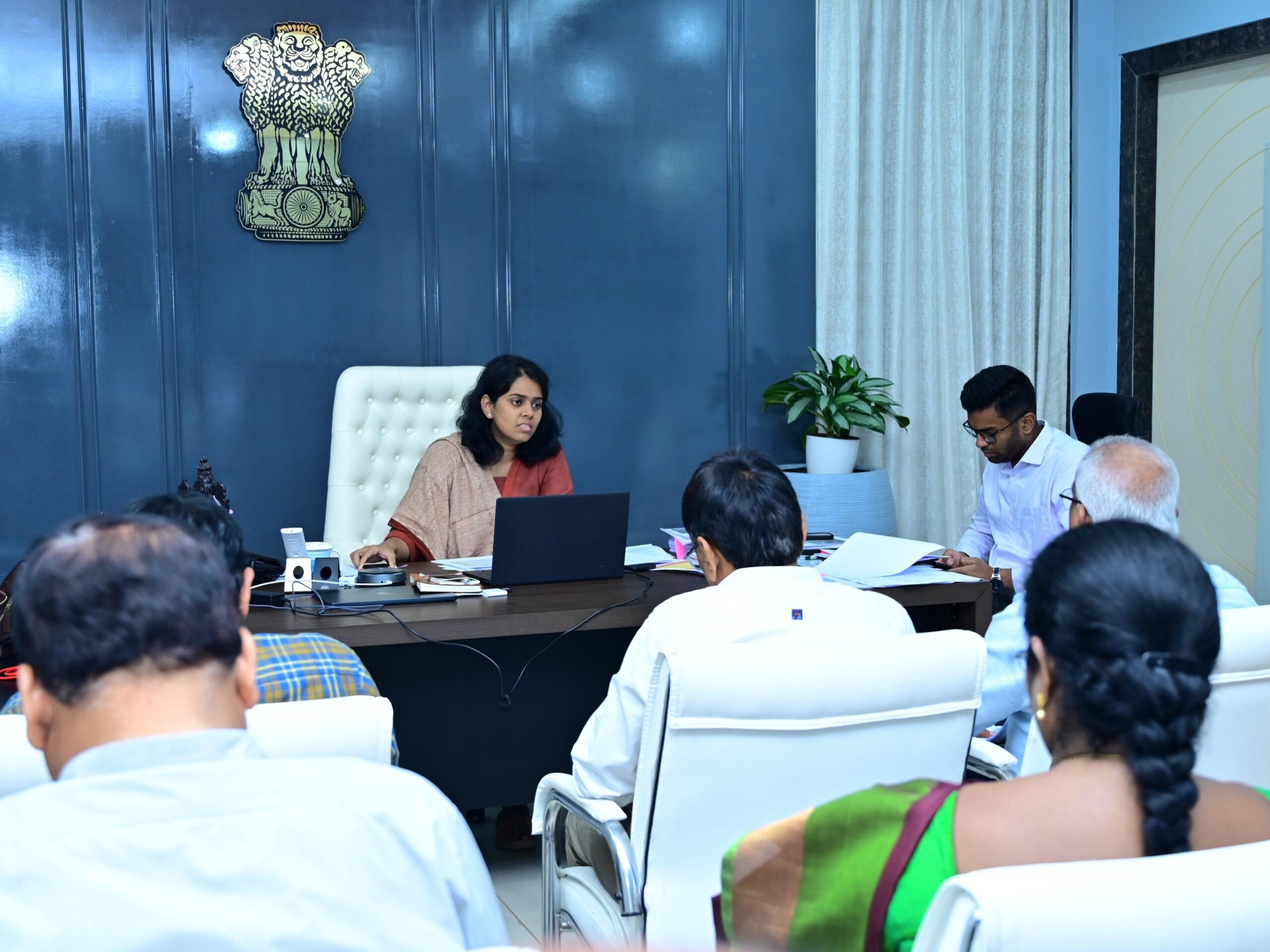 స్వచ్ఛభారత్ మిషన్ ప్రాజెక్టు భూ సేకరణపై సమీక్ష