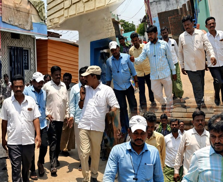 త్రాగునీటి సమస్యలపై అధికారుల పరిశీలన