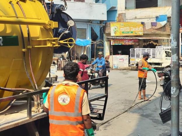 డ్రైనేజీ సమస్యకు పరిష్కారం