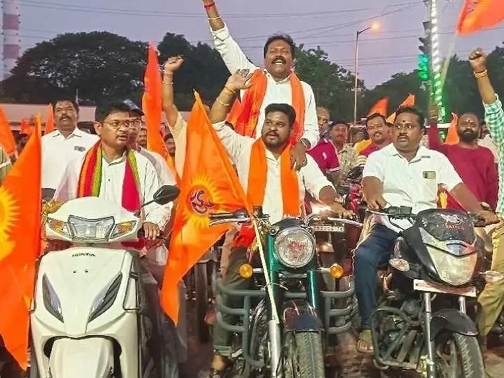 జ్యోతి నగర్‌లో విశ్వహిందూ పరిషత్ భారీ ర్యాలీ