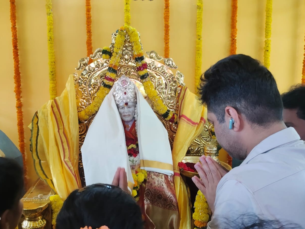 ఘనంగా సాయిబాబా విగ్రహ ప్రతిష్ట