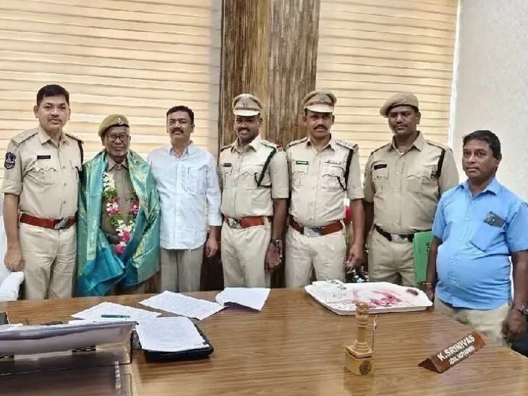 రిటైర్డ్ హోంగార్డుకు ఘన సన్మానం