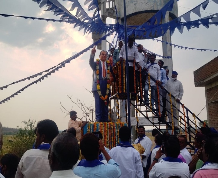 తిమ్మాపూర్‌లో అంబేద్కర్ విగ్రహ ఆవిష్కరణ