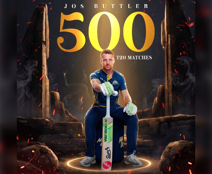 జోస్ బట్లర్ @500 మ్యాచ్‌లు