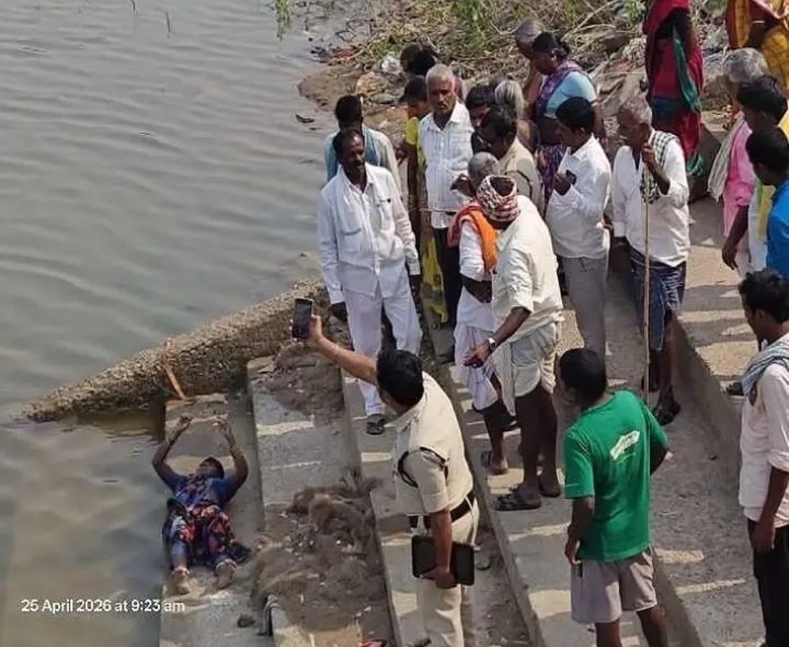 పెద్దమల్లారెడ్డి చెరువులో మహిళ మృతదేహం