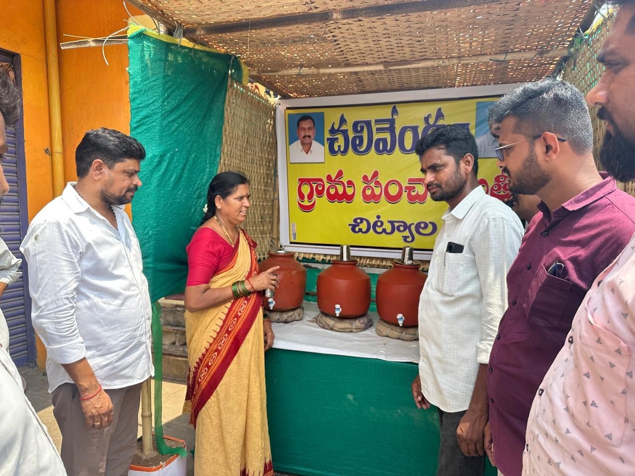 ‘ప్రజల దప్పిక తీర్చేందుకే చలివేంద్రం ఏర్పాటు’