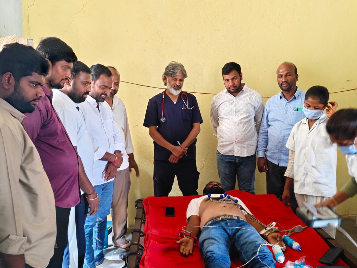 తండావాసులకు ఉచితంగా గుండె వైద్య పరీక్షలు