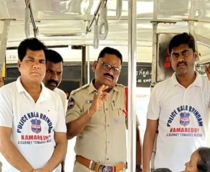 బస్టాండ్‌లో ట్రాఫిక్, భద్రతా అవగాహన కార్యక్రమం