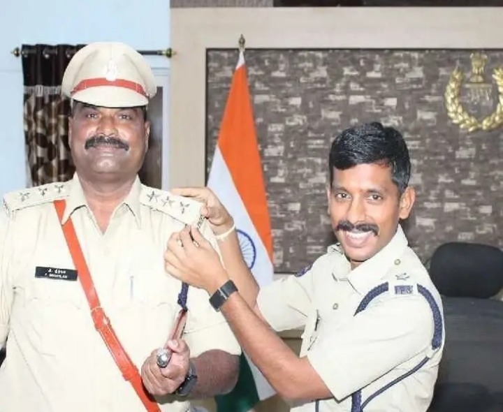 సీఐ నుంచి ఏసీపీగా ప్రమోషన్ పొందిన పి.శ్రీశైలం