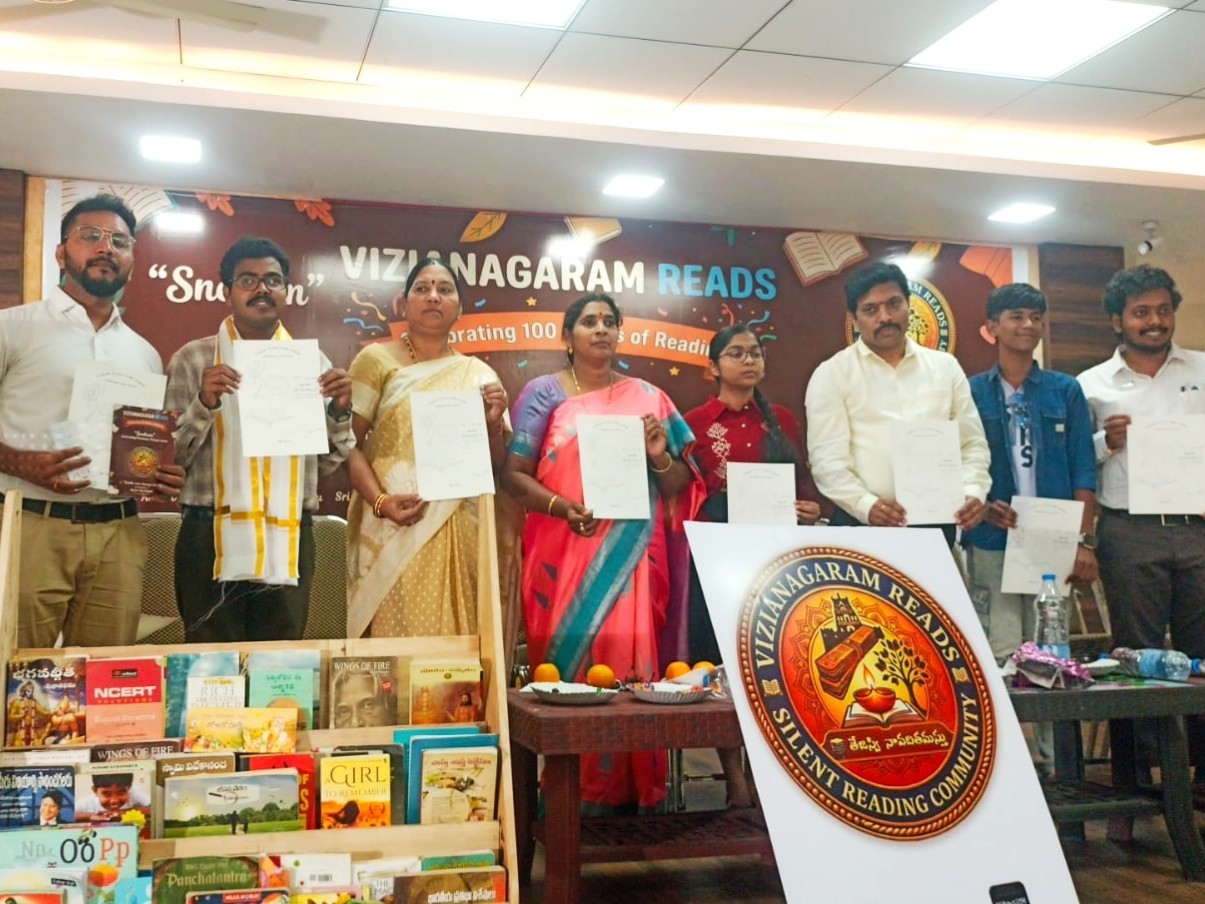 ఘనంగా 100 వారాల పుస్తకాల పఠన వేడుకలు