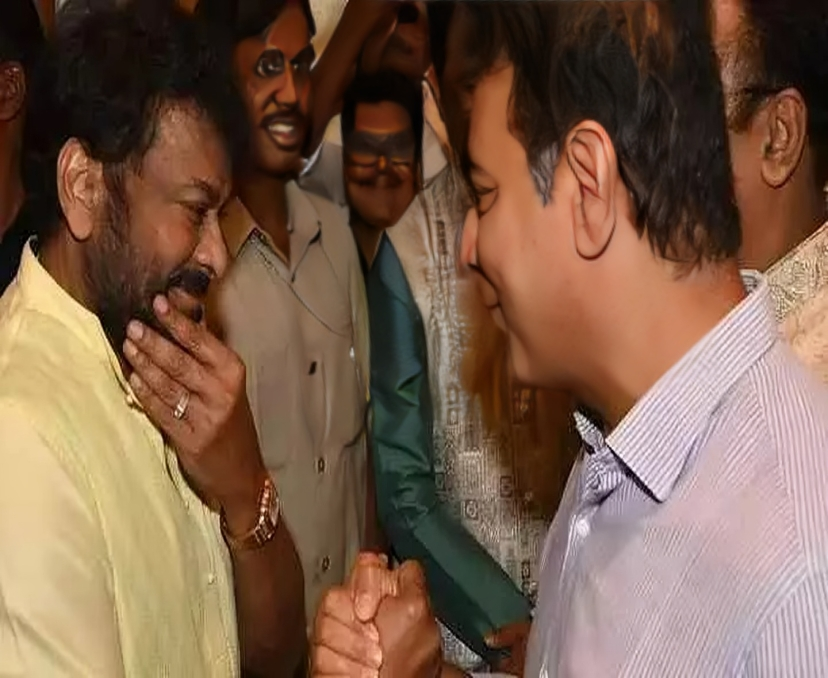కేటీఆర్‌తో మెగాస్టార్‌ చిరంజీవి…ఫొటోలు వైర‌ల్‌